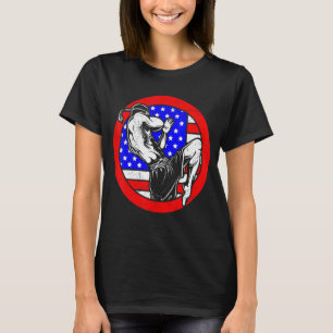 Camiseta Muay Thai American Usa Kickboxer