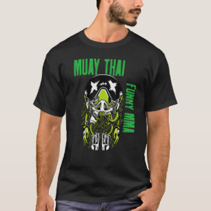 Camiseta Muay Thai Big Head Alien, Mma, Strike, Jiu Jitsu