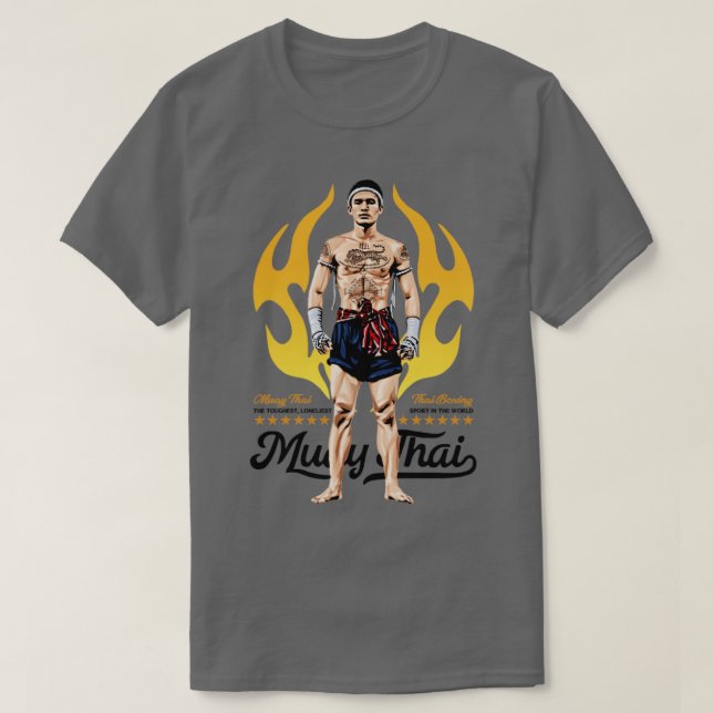 Camiseta Muay Thai Boran (Diseño del anverso)