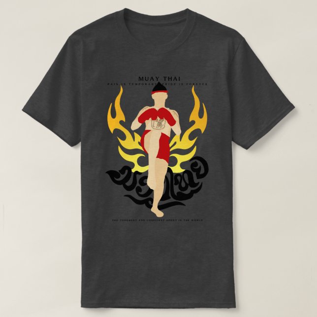 Camiseta Muay Thai Boran Wai Kru 1 (Diseño del anverso)