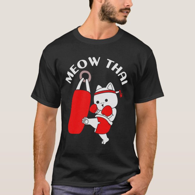 Camiseta Muay Thai Cat Meow Thai (Anverso)