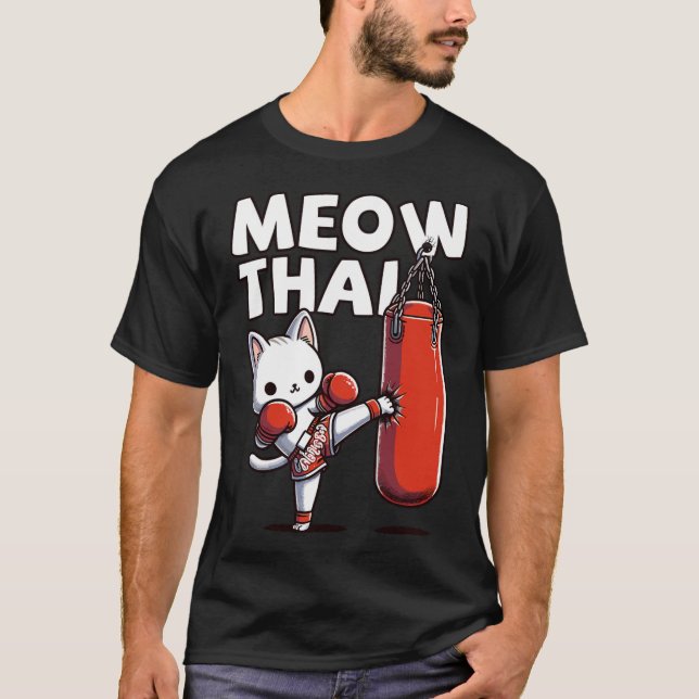 Camiseta Muay Thai Cat Meow Thai (Anverso)