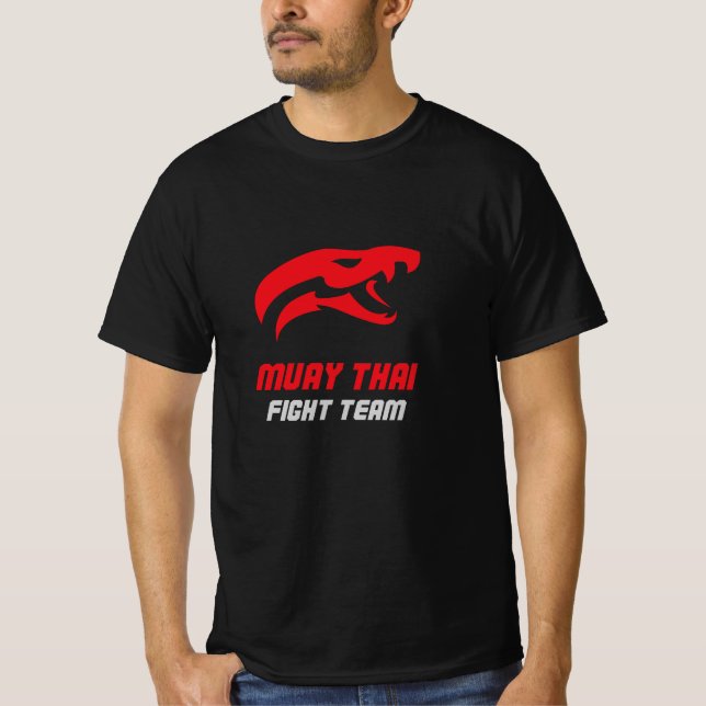 Camiseta Muay Thai Cobra Fight Team (Anverso)