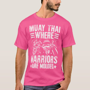 Camiseta Muay Thai, donde los guerreros son molestados muay