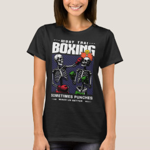 Camiseta Muay Thai Figher Mma Vintage divertida artes marci