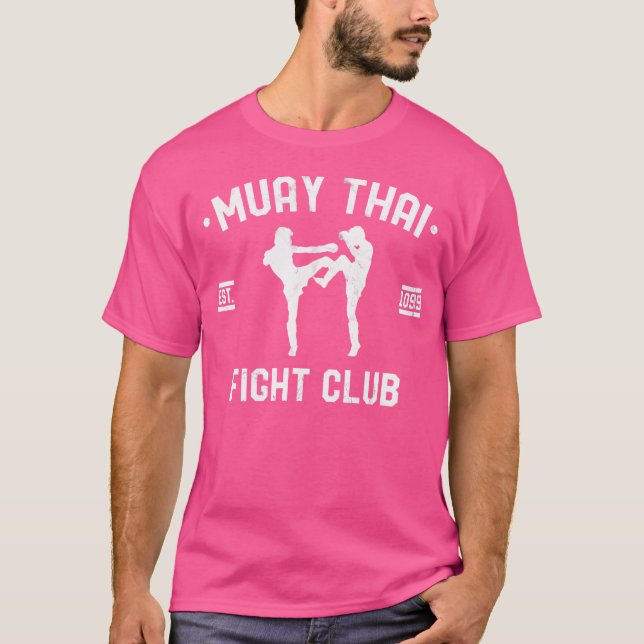 Camiseta Muay Thai Fight Club Tiger Mma Street Fight Kickbo (Anverso)