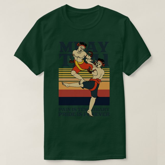 Camiseta Muay Thai Fighter (Diseño del anverso)