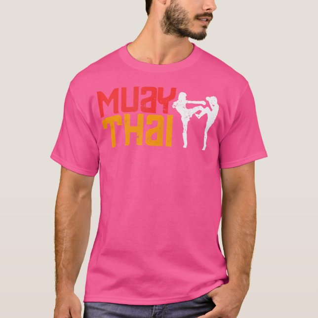 Camiseta Muay Thai Fighter Entrena a Mma Street Combate a K (Anverso)