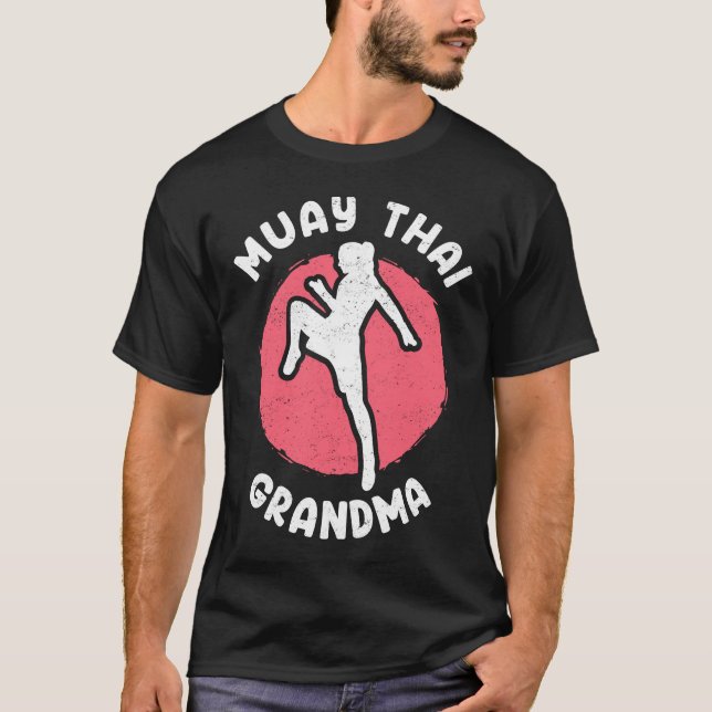 Camiseta Muay Thai Grandma Muaythai (Anverso)