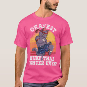 Camiseta Muay Thai, luchador tailandés de Okayest