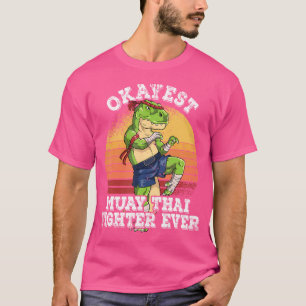 Camiseta Muay Thai, luchador tailandés de Okayest