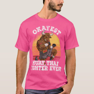 Camiseta Muay Thai, luchador tailandés de Okayest