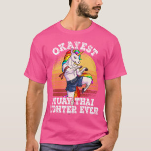 Camiseta Muay Thai, luchador tailandés de Okayest