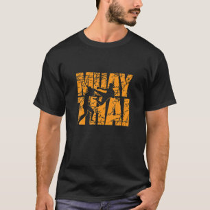 Camiseta Muay Thai luchando con el estilo