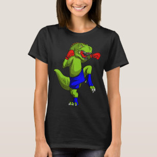 Camiseta Muay Thai Mma Fighter Rex Caja Mixta de Combate Ma