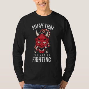 Camiseta Muay Thai Oni Demon Boxeo Tailandés Japonés Oni