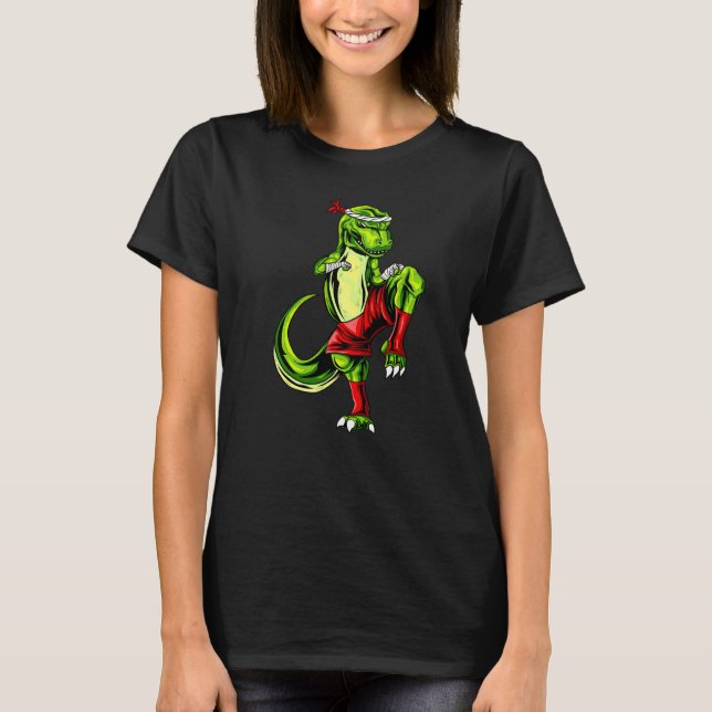 Camiseta Muay Thai Rex Boxeo Tailandés y Kickboxing (Anverso)
