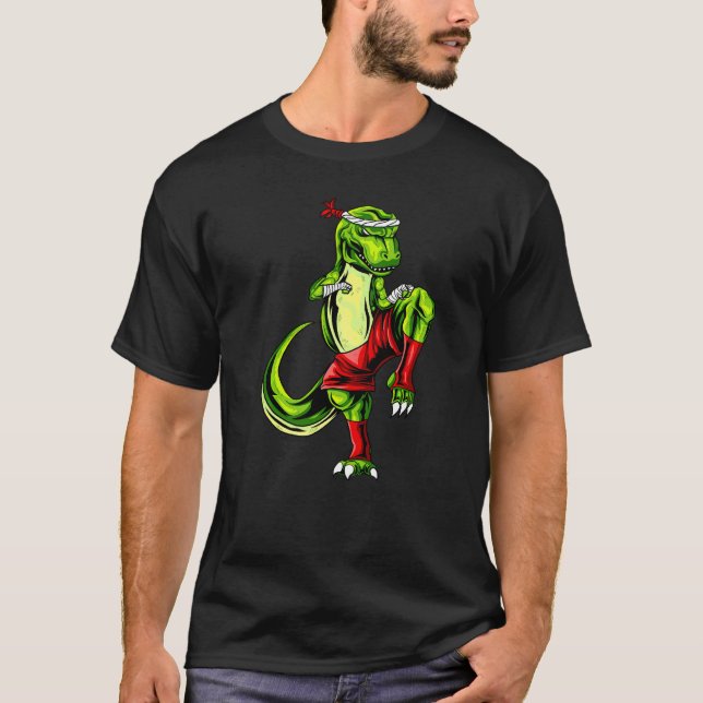 Camiseta Muay Thai Rex Boxeo Tailandés y Kickboxing (Anverso)