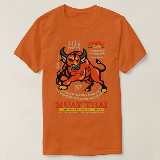 Camiseta Muay Thai Sak Yant Buffalo (Diseño del anverso)