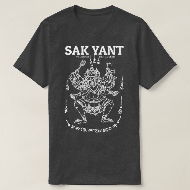 Camiseta Muay Thai Sak Yant Elephant 3 (Diseño del anverso)