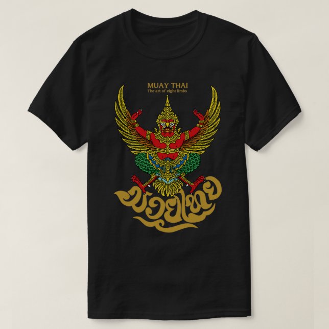 Camiseta Muay Thai Sak Yant Garuda (Diseño del anverso)