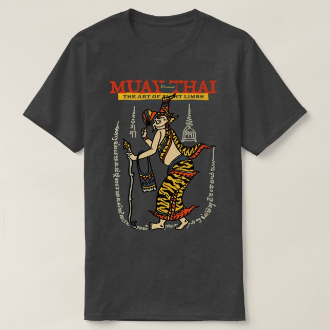 Camiseta Muay Thai Sak Yant Hermit Tattoo (Diseño del anverso)