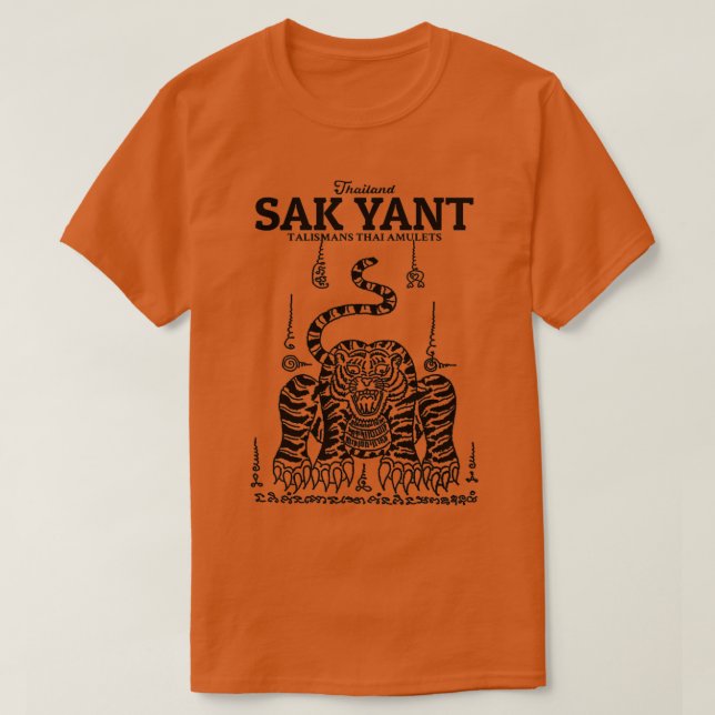 Camiseta Muay Thai Sak Yant Tiger 3 (Diseño del anverso)