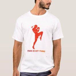 Camiseta Muay Thai Silhouette Action Lifestyle Design