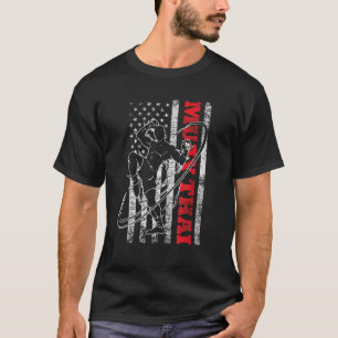 Camiseta Muay Thai T Shirt, atleta de la bandera de Estados