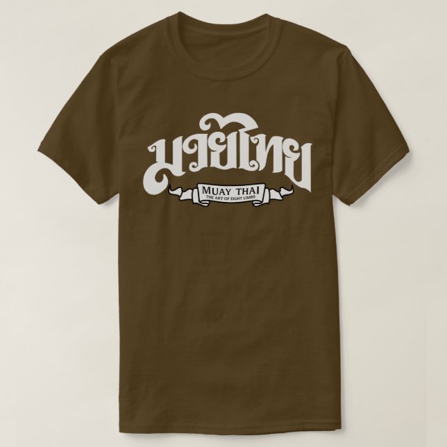 Camiseta Muay Thai Tha Art of Eight Limbs (Diseño del anverso)
