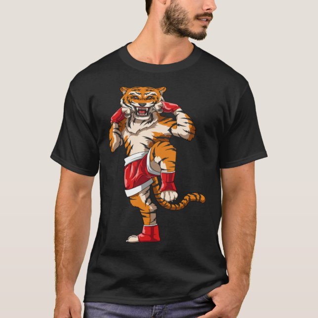 Camiseta Muay Thai Tiger Fighter (Anverso)