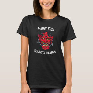 Camiseta Muay Thai y Boxeo Tailandés Fuerte Oni Hannya