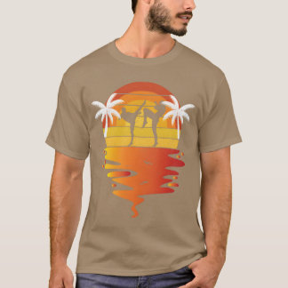 Camiseta Muayhai puesta de sol retro 70s vintage c