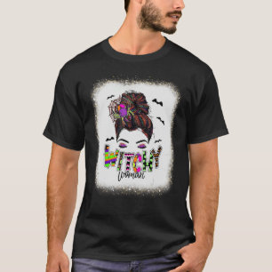 Camiseta Muchacha Chica Fiesta Scary Horror Leopard B