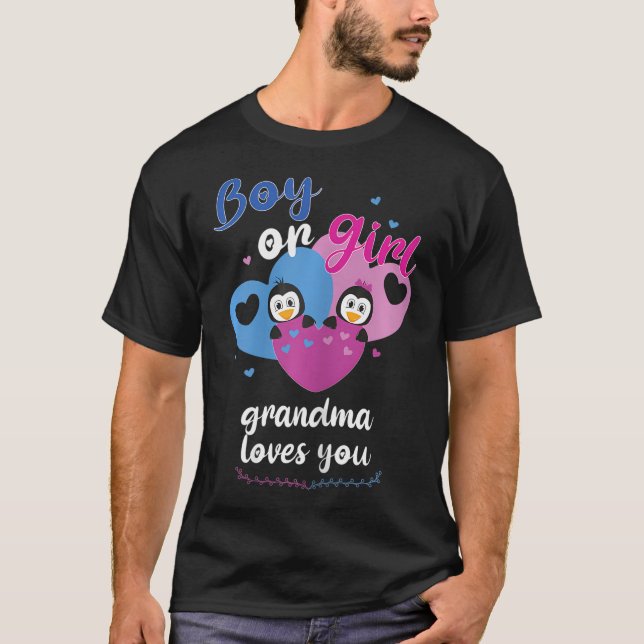 Camiseta Muchacha O Abuela Chica Te Ama El Género Pingüino (Anverso)