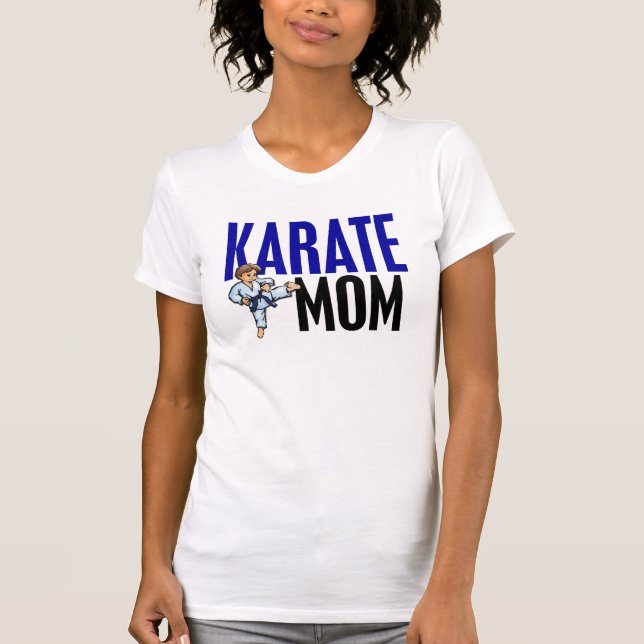 Camiseta MUCHACHO 3,1 de la mamá del karate (Anverso)