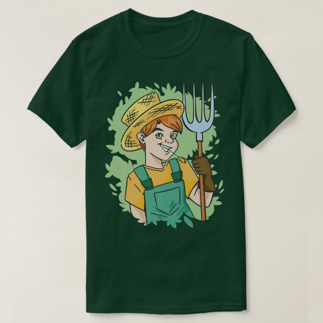 Camiseta Muchacho agricultor (Diseño del anverso)
