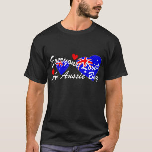 Camiseta Muchacho australiano de los amores (oscuro)