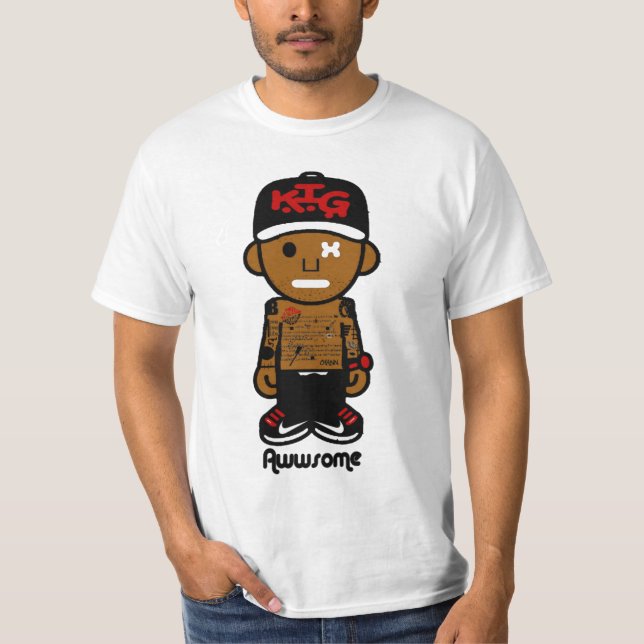 Camiseta muchacho awwsome (Anverso)