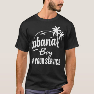 Camiseta Muchacho cabana a tu servicio Gracioso Summer T Sh