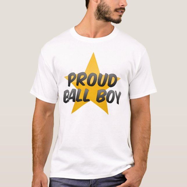 Camiseta Muchacho de bola orgulloso (Anverso)