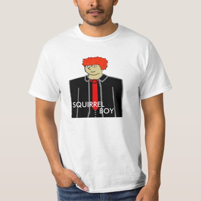 Camiseta Muchacho de la ardilla (Anverso)