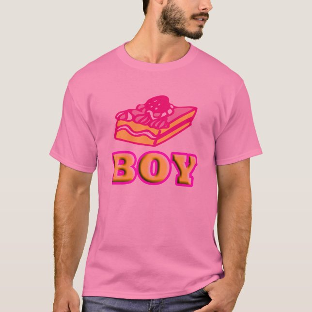 Camiseta Muchacho de la torta. término gay (Anverso)
