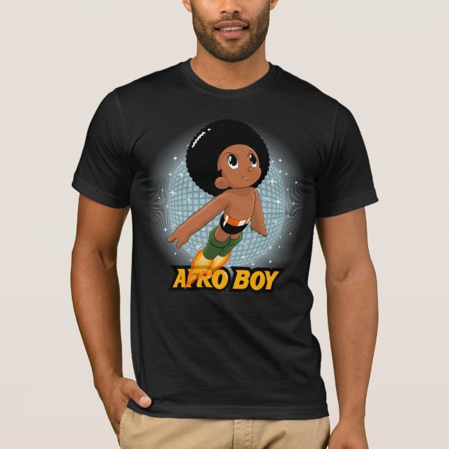 Camiseta Muchacho del Afro (Anverso)