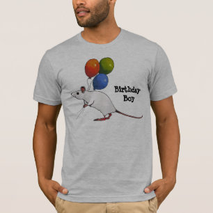 Camiseta Muchacho del cumpleaños: Ratón lindo con los