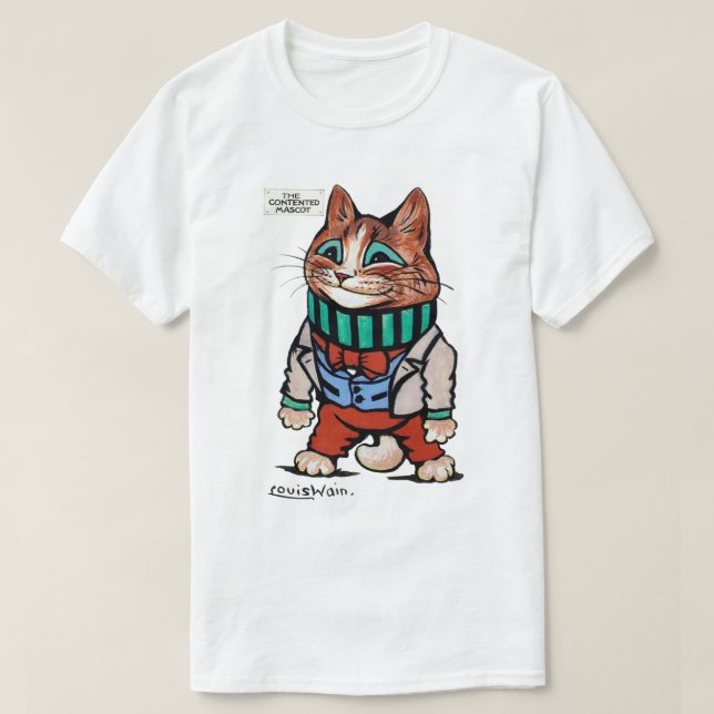 Camiseta Muchacho del gato, Louis Wain (Diseño del anverso)