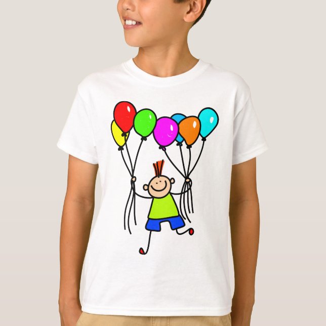 Camiseta Muchacho del globo (Anverso)