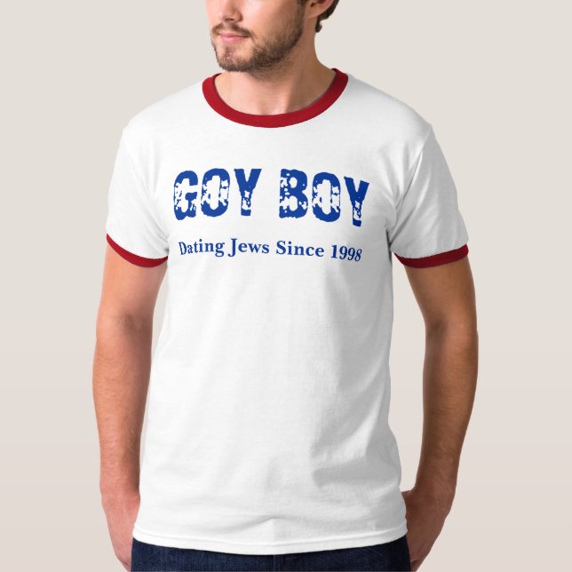 Camiseta MUCHACHO del GOY, fechando a judíos desde 1998 (Anverso)