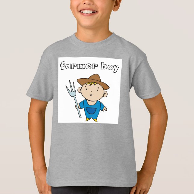 Camiseta Muchacho del granjero (Anverso)