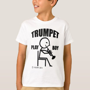 Camiseta Muchacho del juego de la trompeta